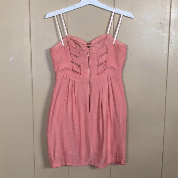 BCBGeneration WOMEN’S SWEETHEART CUTOUT BELLINI COCKTAIL DRESS SIZE 6 - Picture 4 of 11